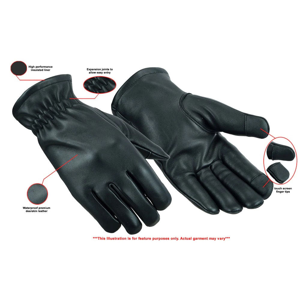 ADA53 Deerskin Waterproof Thermal Lined Glove