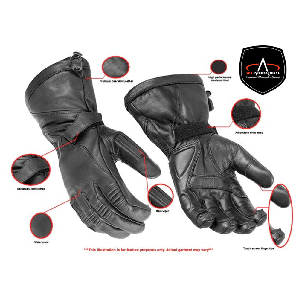 ADA28 High Performance Deer Skin Insulated Cruiser Glove