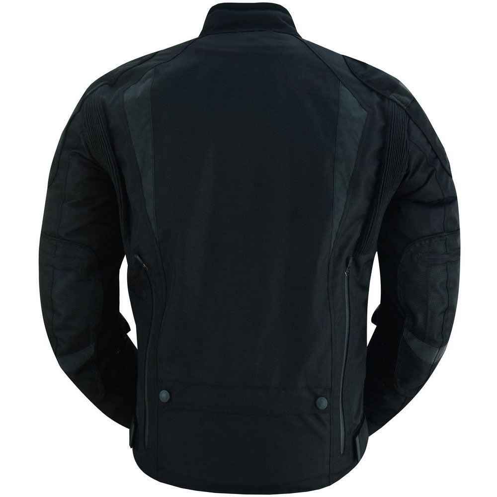 Blast Black Micro Mesh Waterproof Textile Jacket