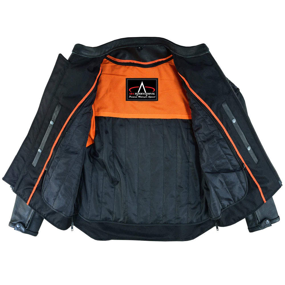 ADA700 Men's Scooter Jacket w/Reflective Skulls