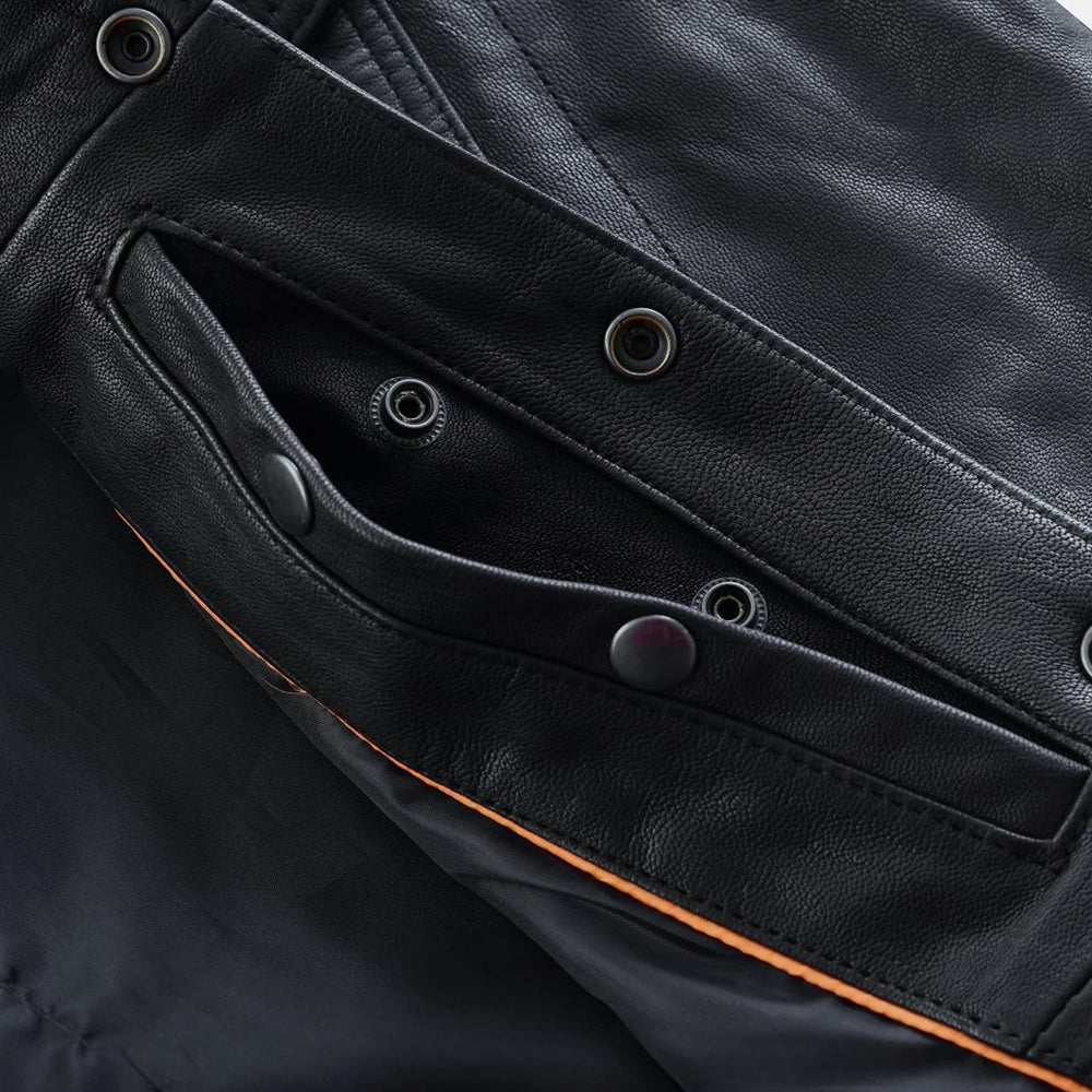ADA770 Men's Premium Lightweight Leather Shirt