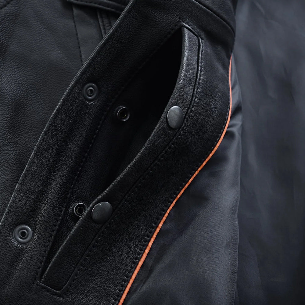 ADA770 Men's Premium Lightweight Leather Shirt