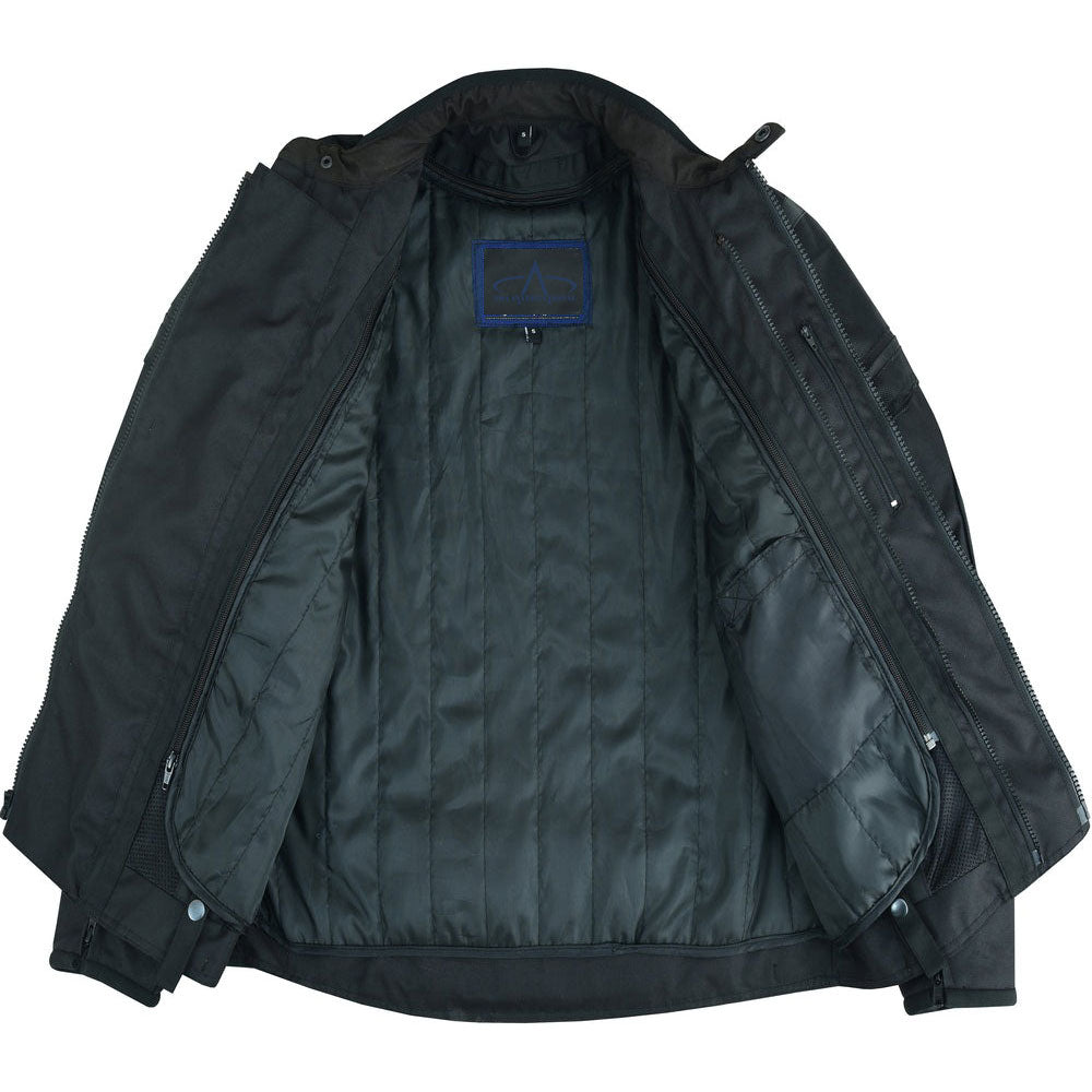 Blast Black Micro Mesh Waterproof Textile Jacket