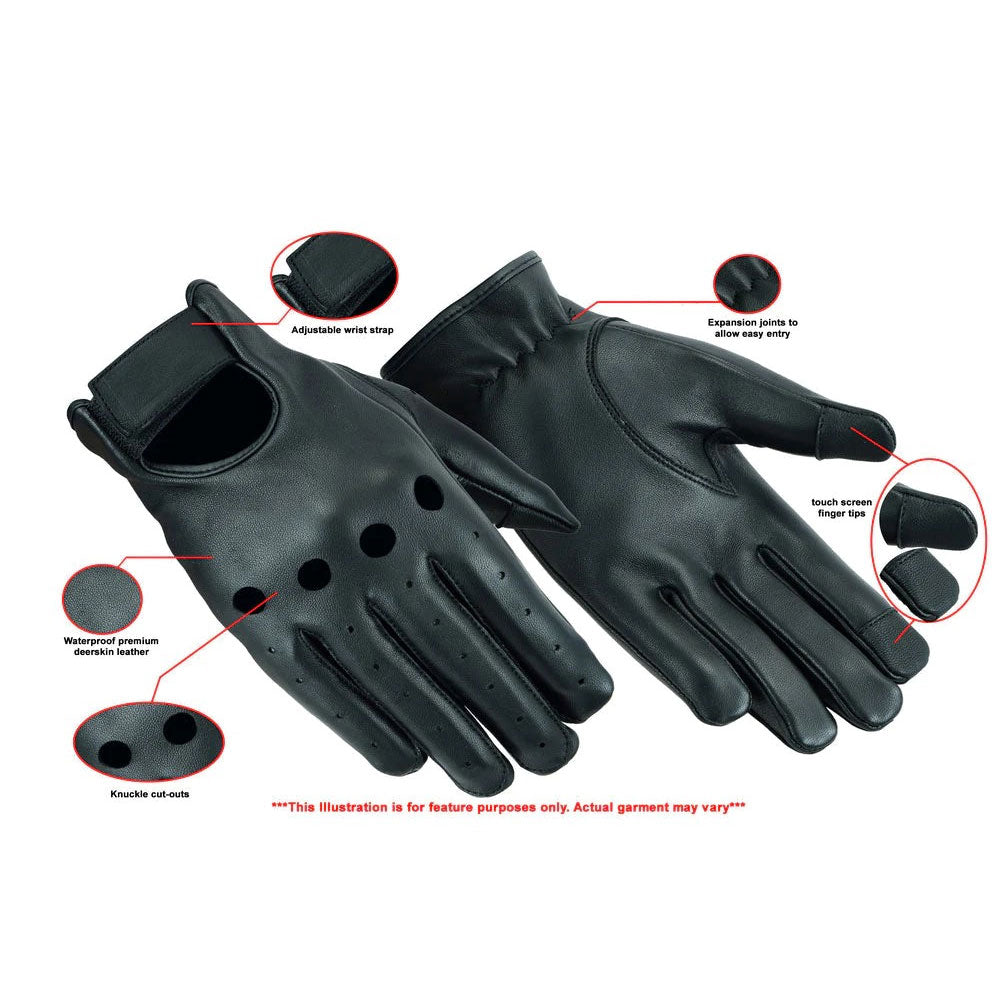 ADA51 Deerskin Unlined Driving Glove