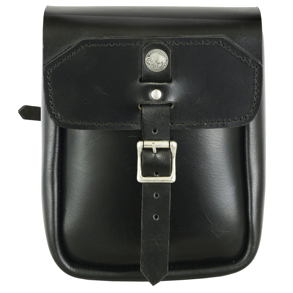 ADA4020 Premium Leather Large Tool Bag for Sissy bar