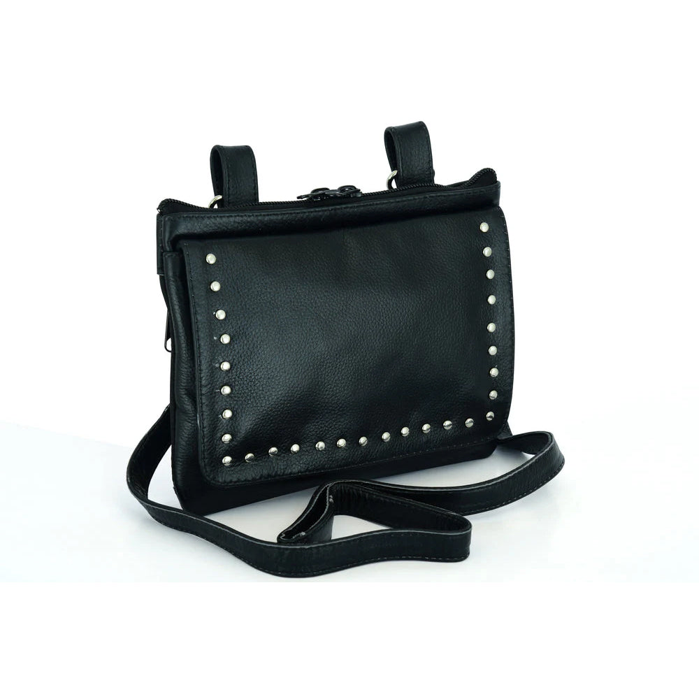 ADA8585 Leather Belt Bag - Large