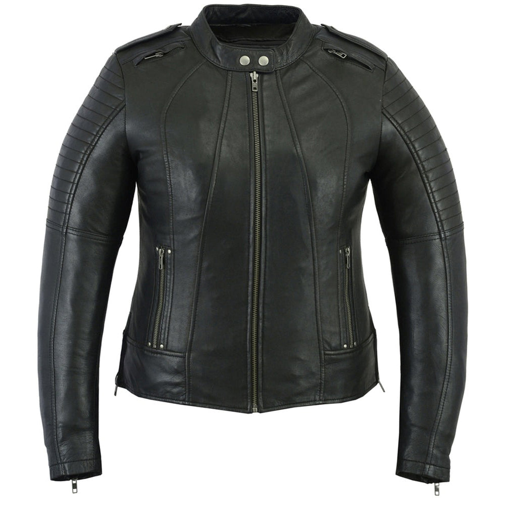 ADA893 Women's Updated Biker Style Jacket