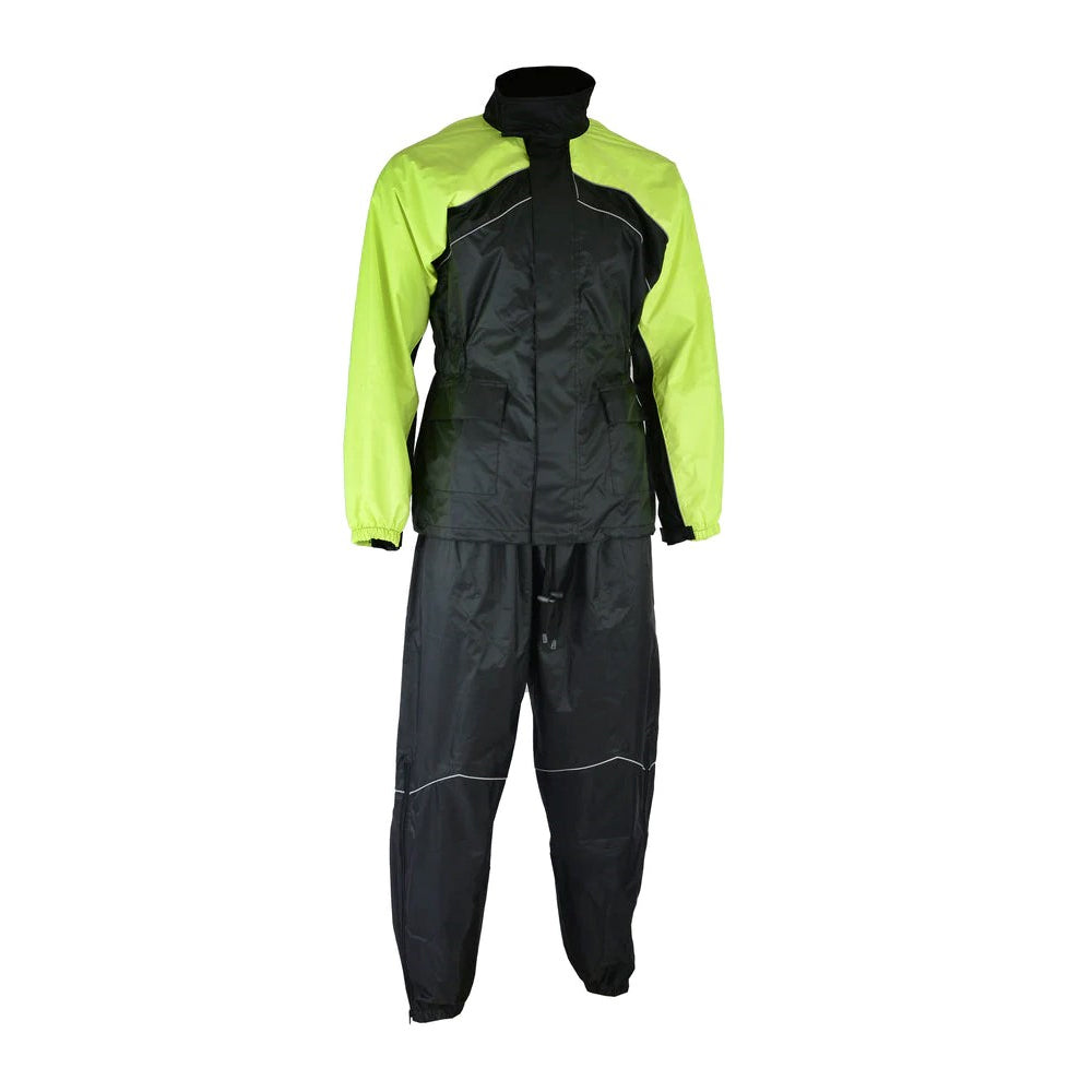 ADA592HV Rain Suit (Hi-Viz Yellow)