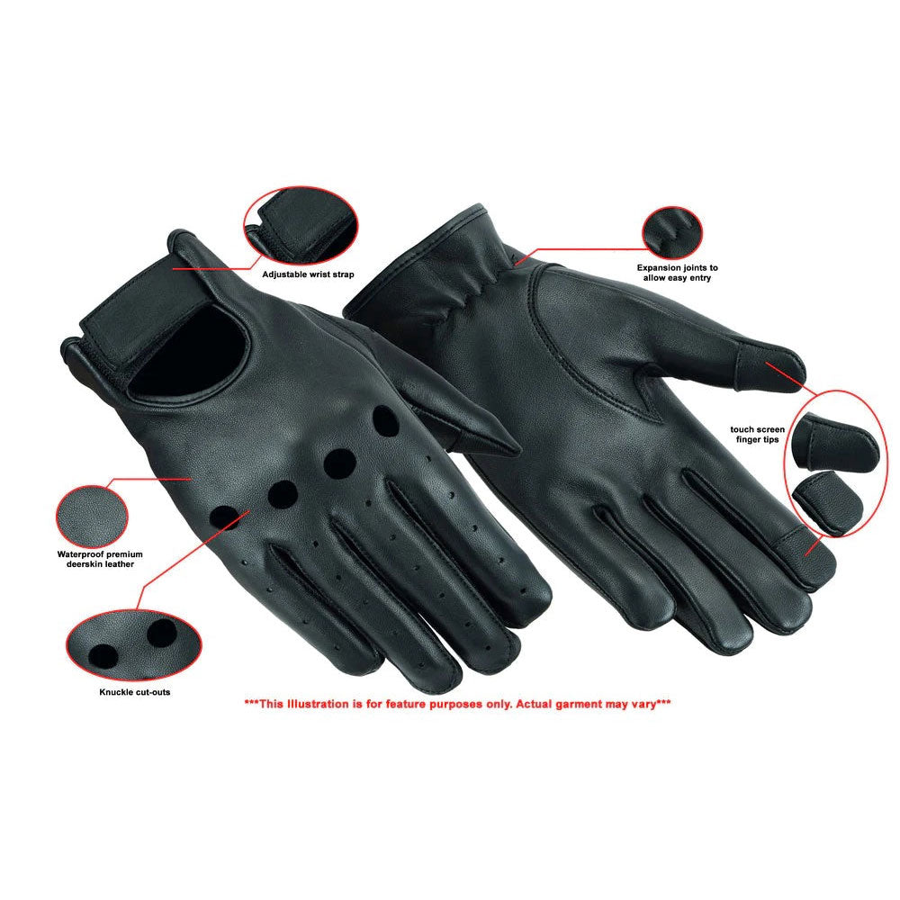 ADA51 Deerskin Unlined Driving Glove