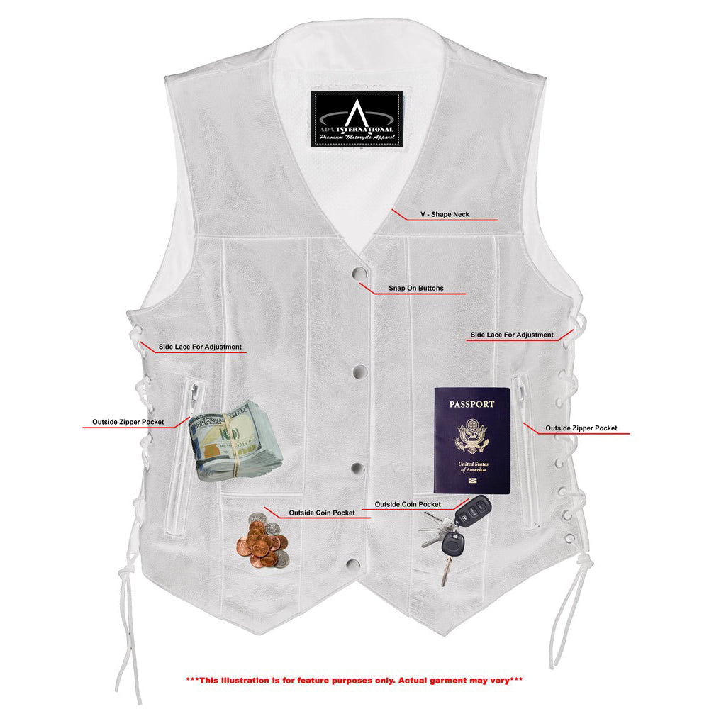 ADA201 Women's 6 Pocket Utility Vest