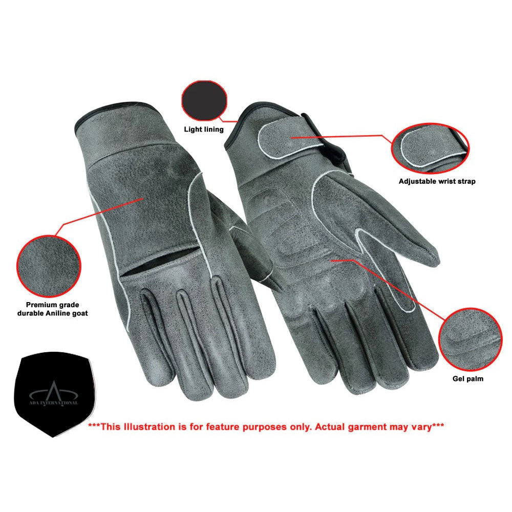 ADA42V Premium Gray Cruiser Glove
