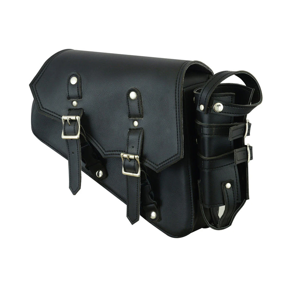 ADA5011R Right Side Synthetic Leather Swing Arm Bag w/Bottle Holder