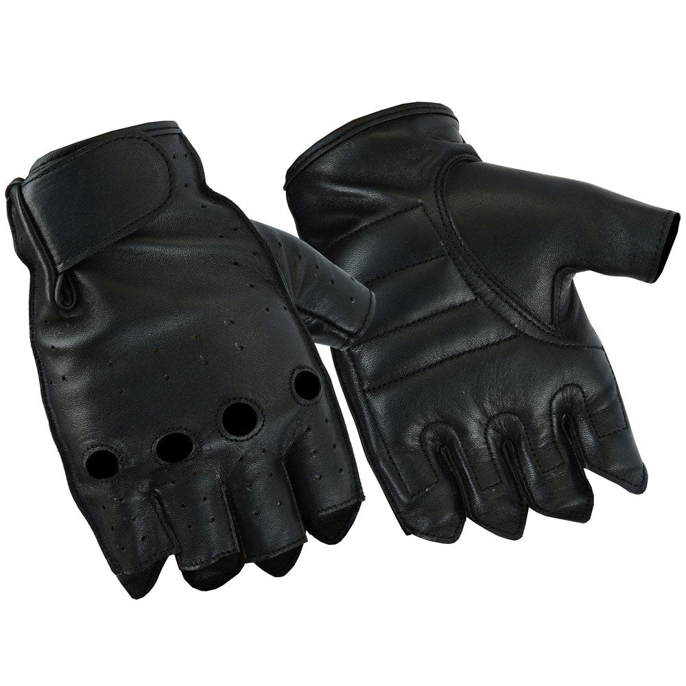 ADA66 Men's Advance Deer Skin Fingerless Gloves