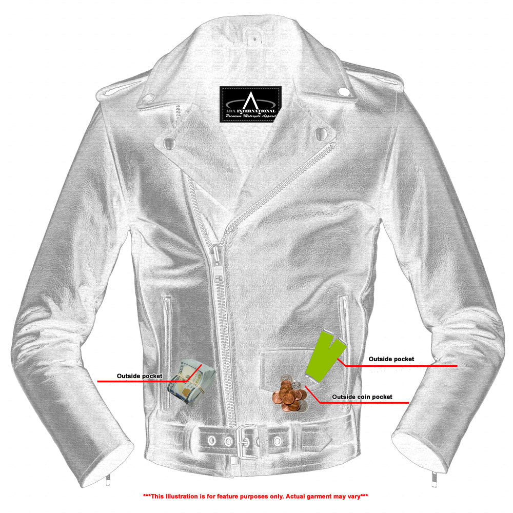 ADA1720 Kids Traditional Style M/C Jacket