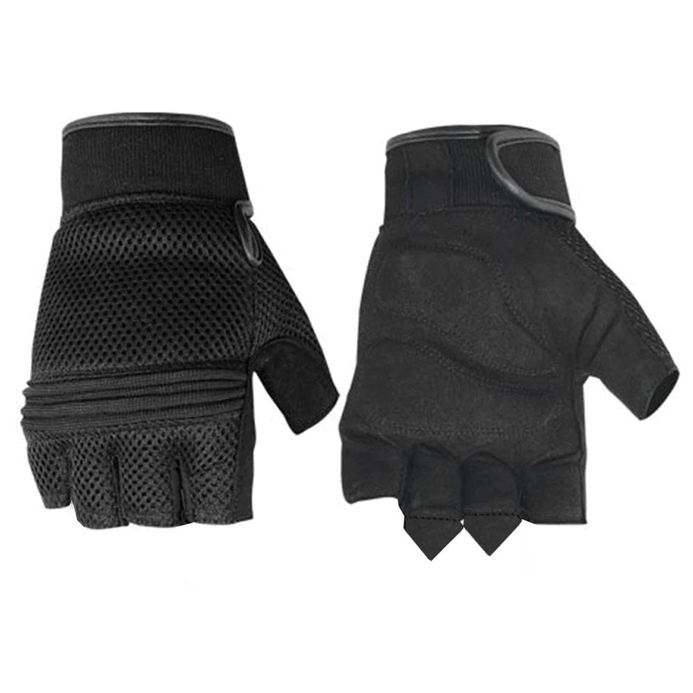 ADA10 Synthetic Leather/ Mesh Fingerless Glove