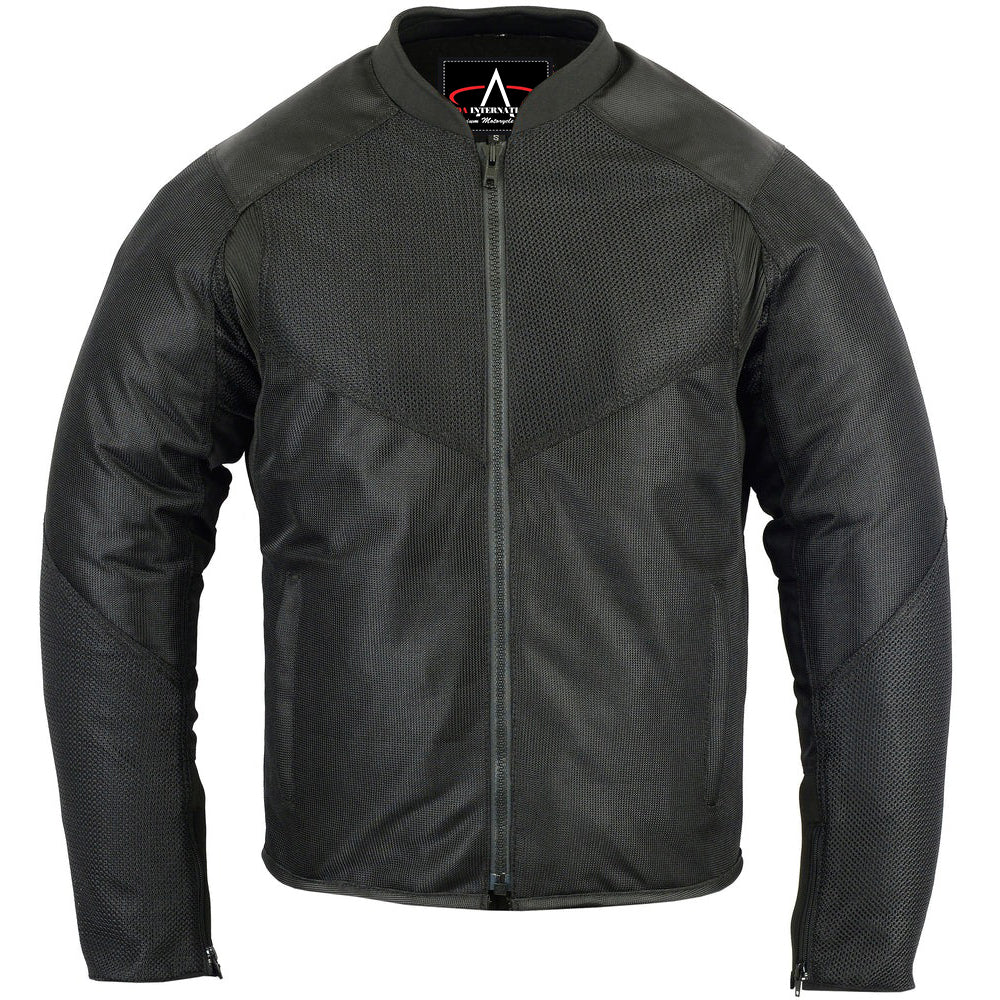 ADA760 Men's Sporty Mesh Riding Jacket