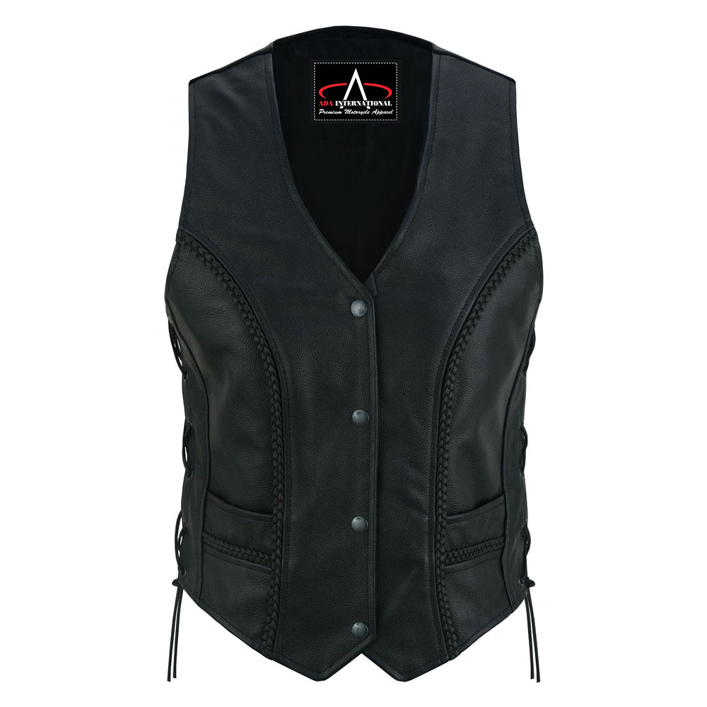 ADA272 Women's Premium Braided Vest