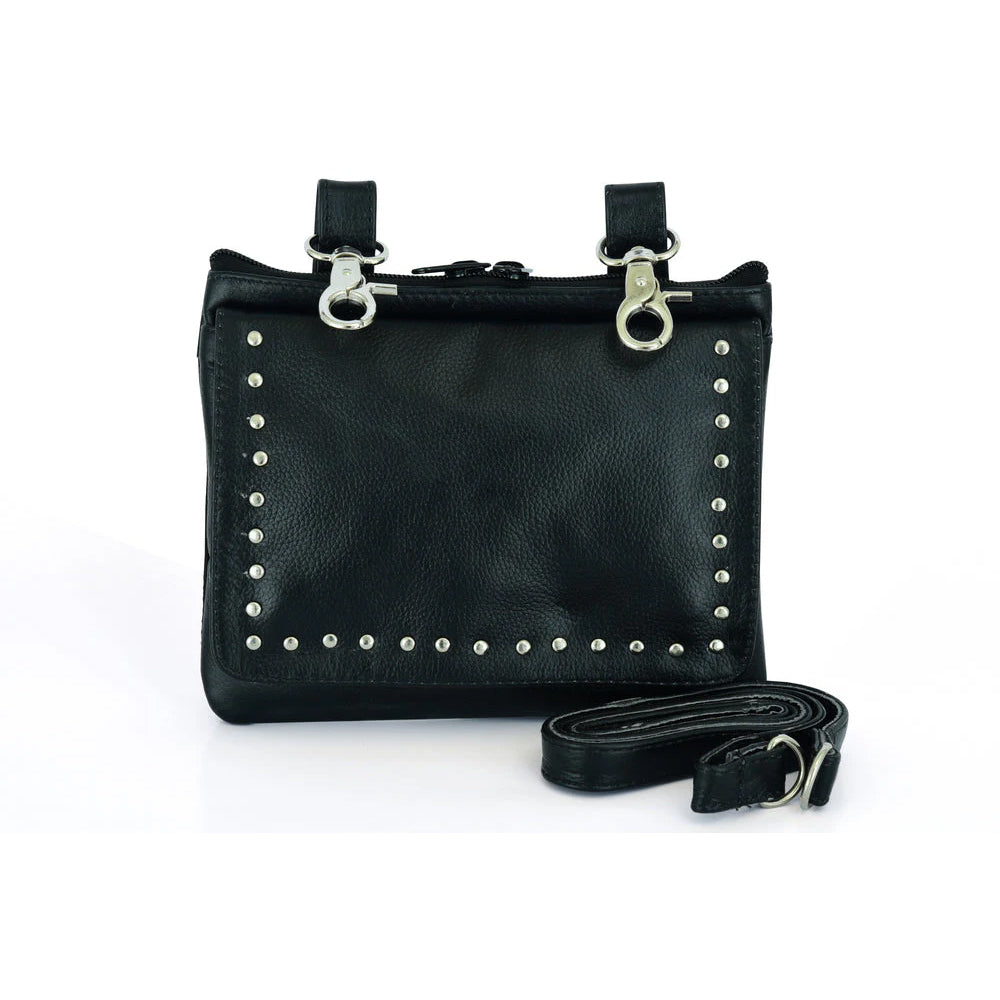 ADA8585 Leather Belt Bag - Large