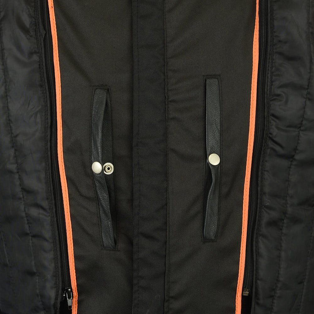 ADA779 Men's Vented M/C Jacket w/ Plain Sides