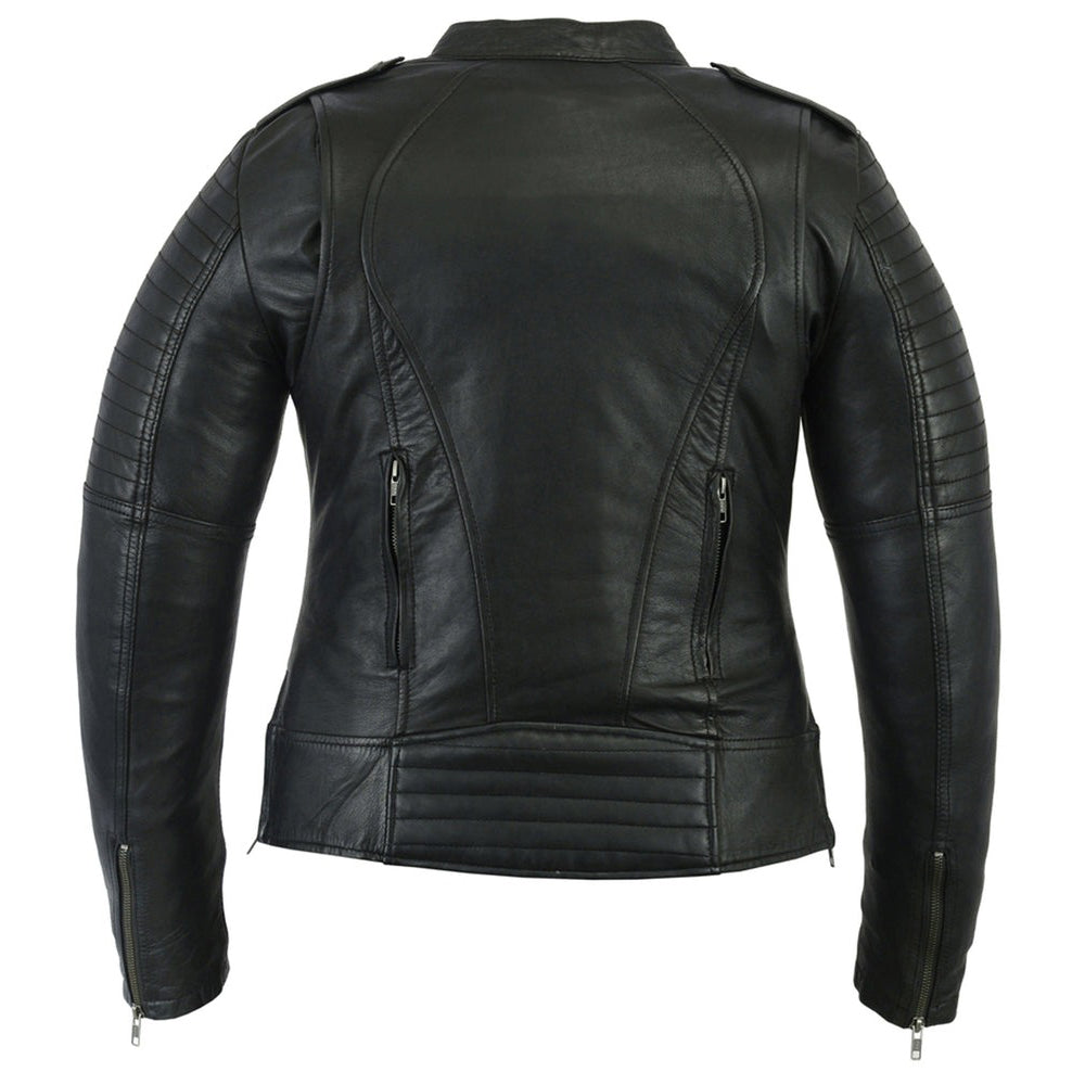 ADA893 Women's Updated Biker Style Jacket