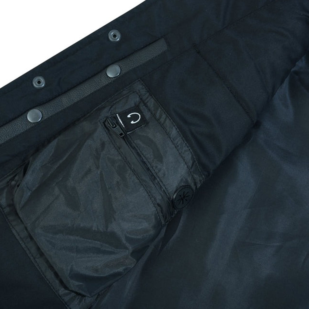ADA161TALL Men's Tall Classic Tapered Bottom Motorcycle Leather Vest