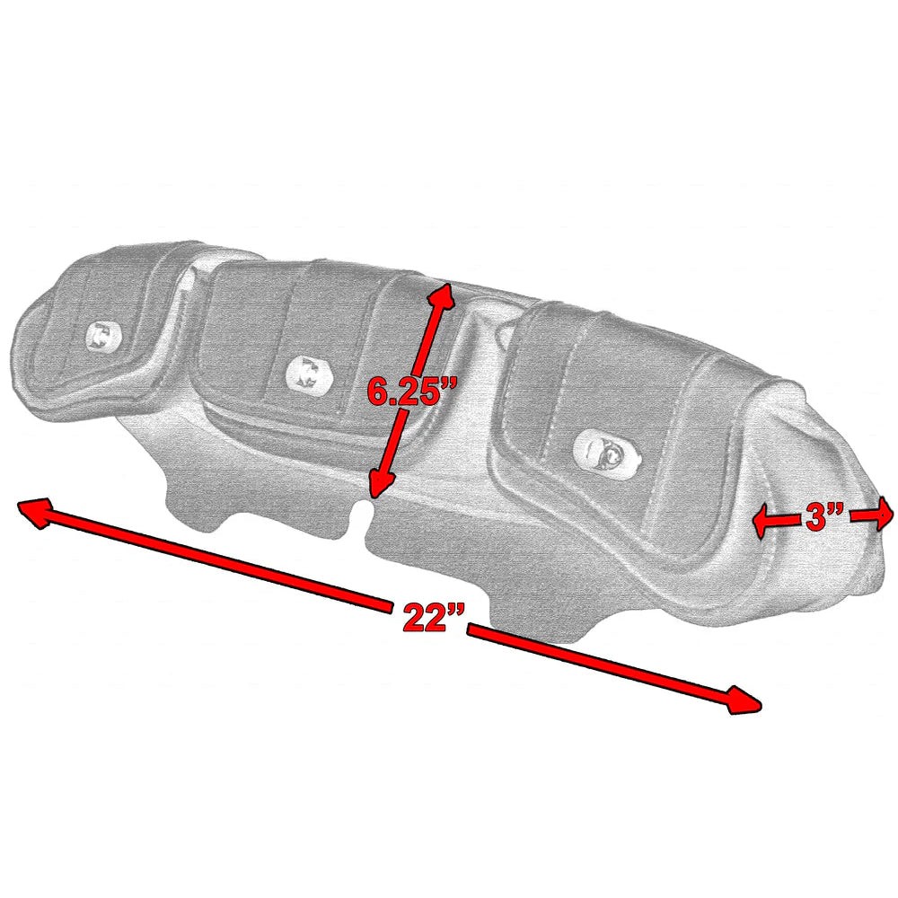 ADA5802 Three-Pocket Windshield Bag