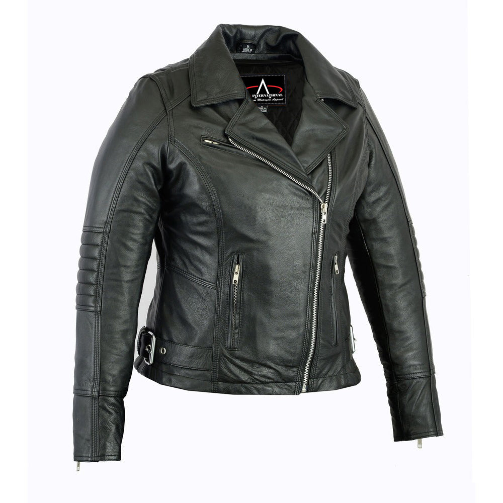 ADA835 Women's Updated Lightweight Stylish M/C Jacket