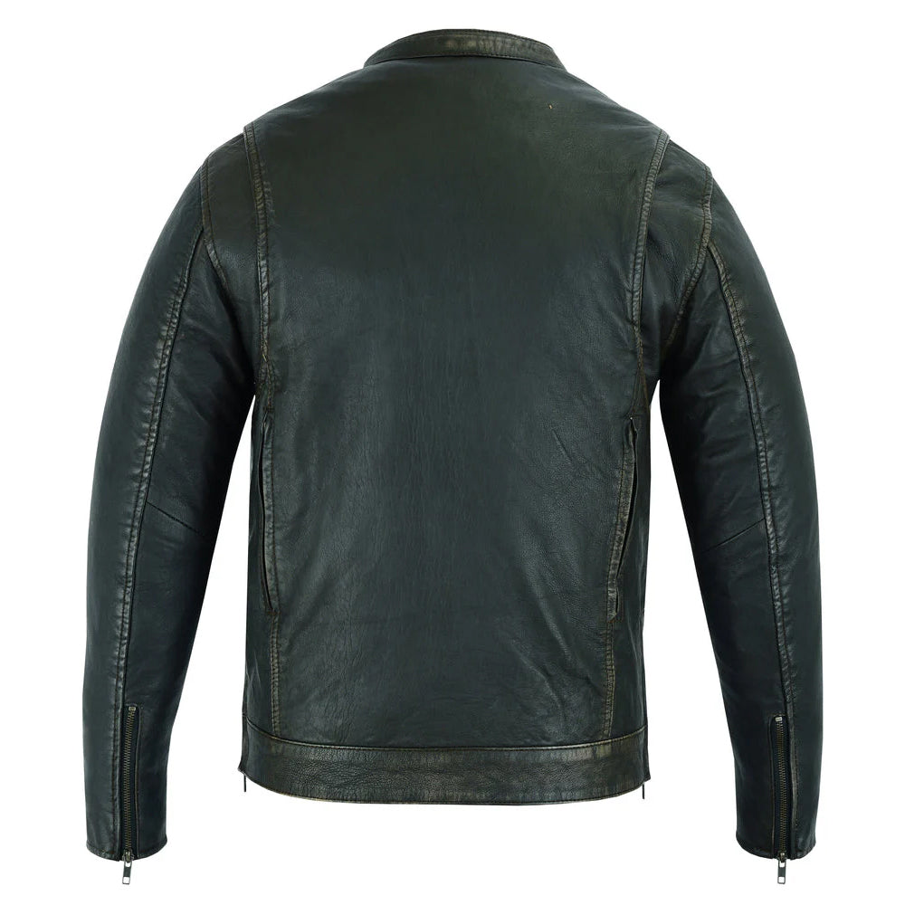 ADA790 Men's Modern Utility Style Jacket in Lightweight Drum Dyed Dist