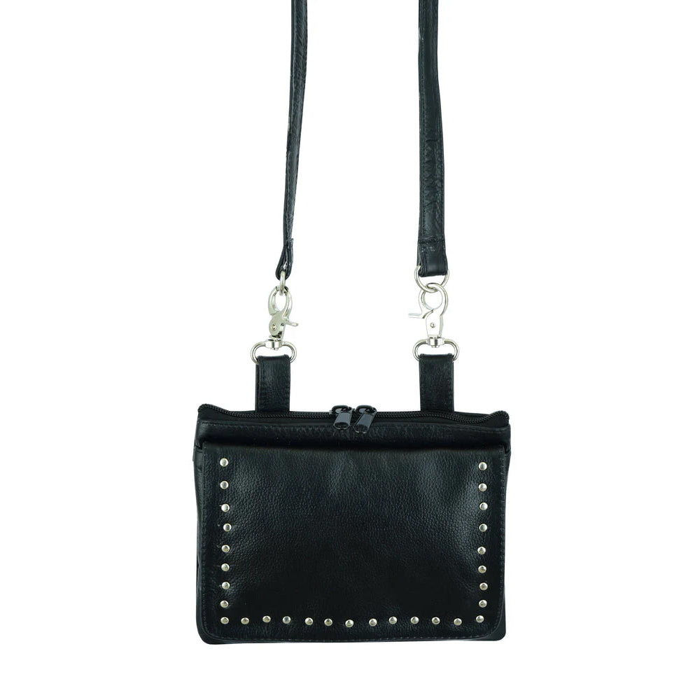 ADA8585 Leather Belt Bag - Large