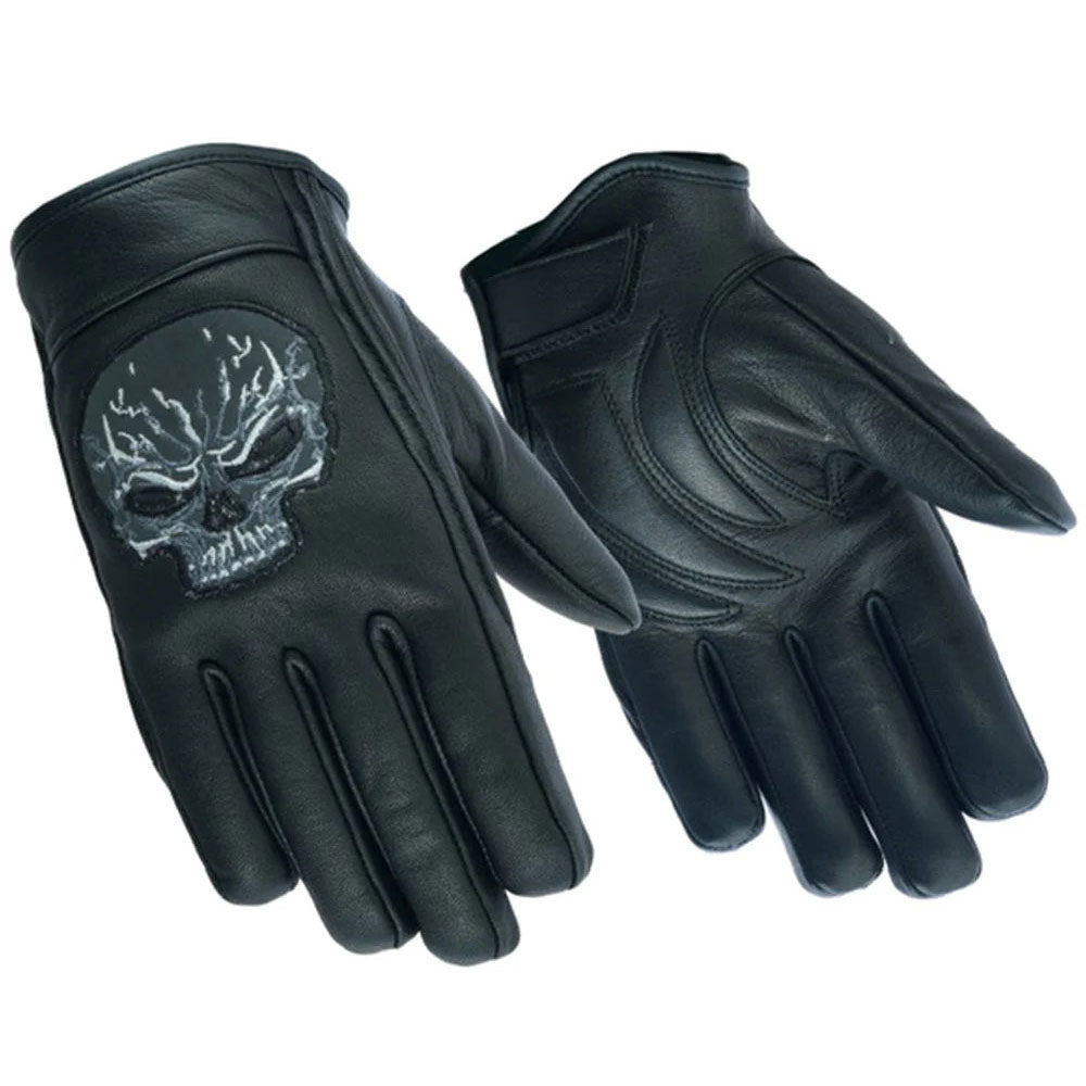 ADA47 Reflective Skull Short Glove