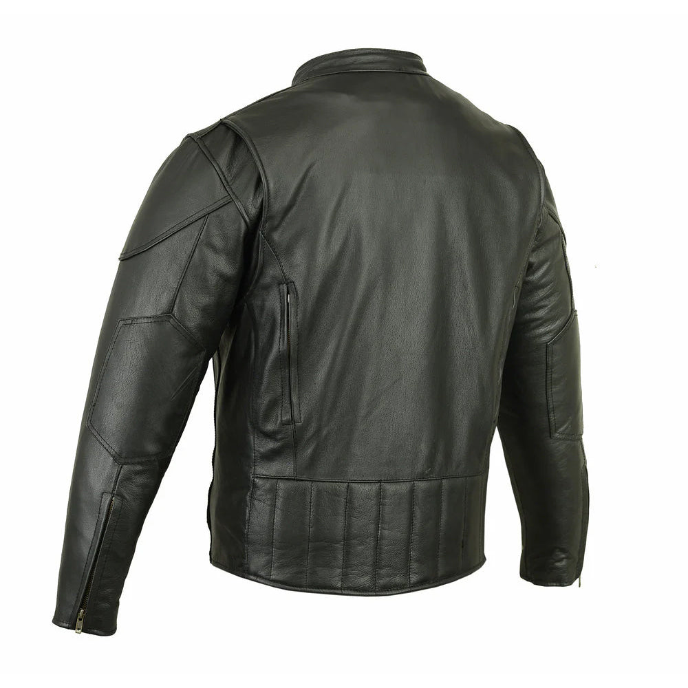 ADA779 Men's Vented M/C Jacket w/ Plain Sides