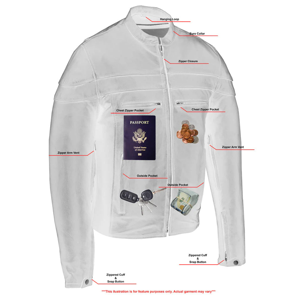 ADA701 Men's Sporty Scooter Jacket