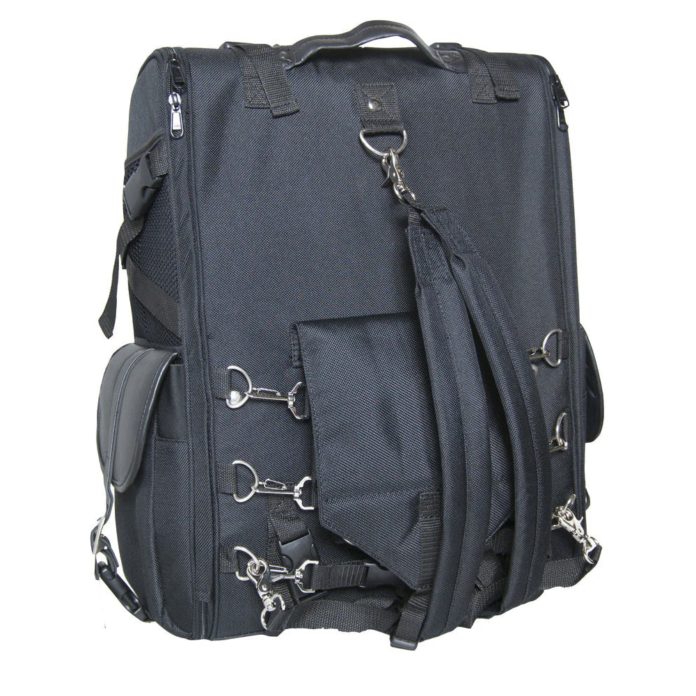 ADA391S Updated Touring Sissy Bar Bag w/ Studs