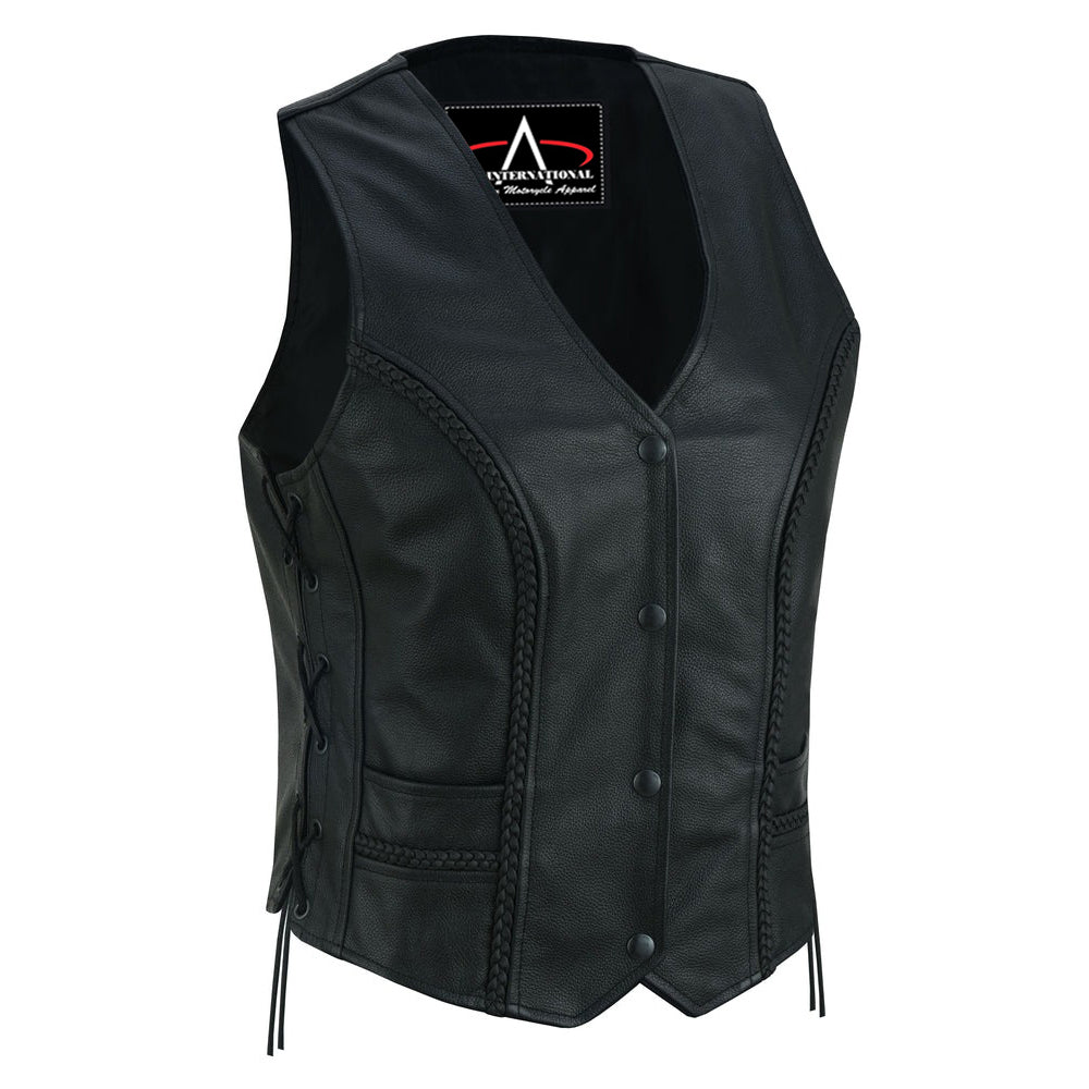 ADA272 Women's Premium Braided Vest