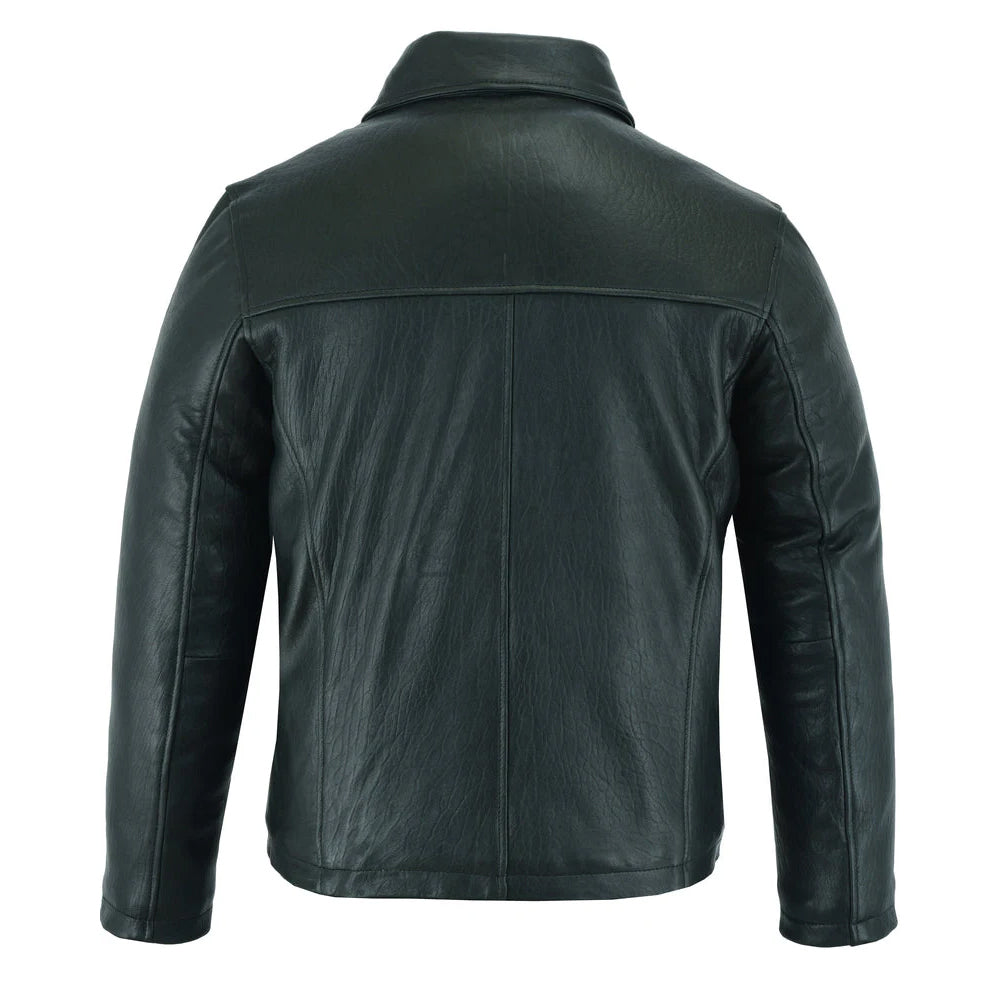 ADA780 Men's Drum Dyed New Zealand Lambskin Jacket