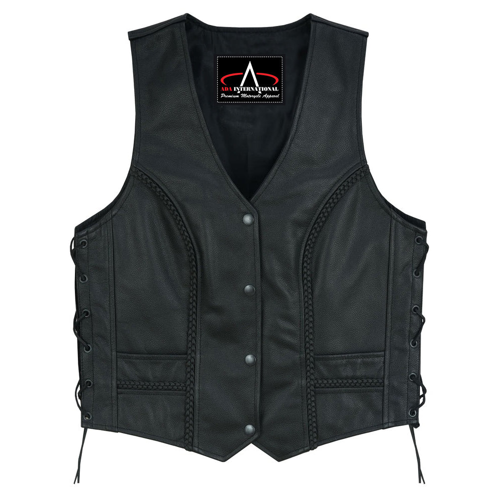 ADA272 Women's Premium Braided Vest