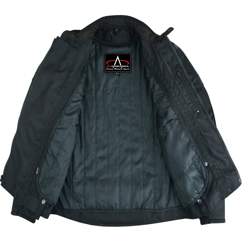 ADA4630 Blast Black Micro Mesh Waterproof Textile Jacket