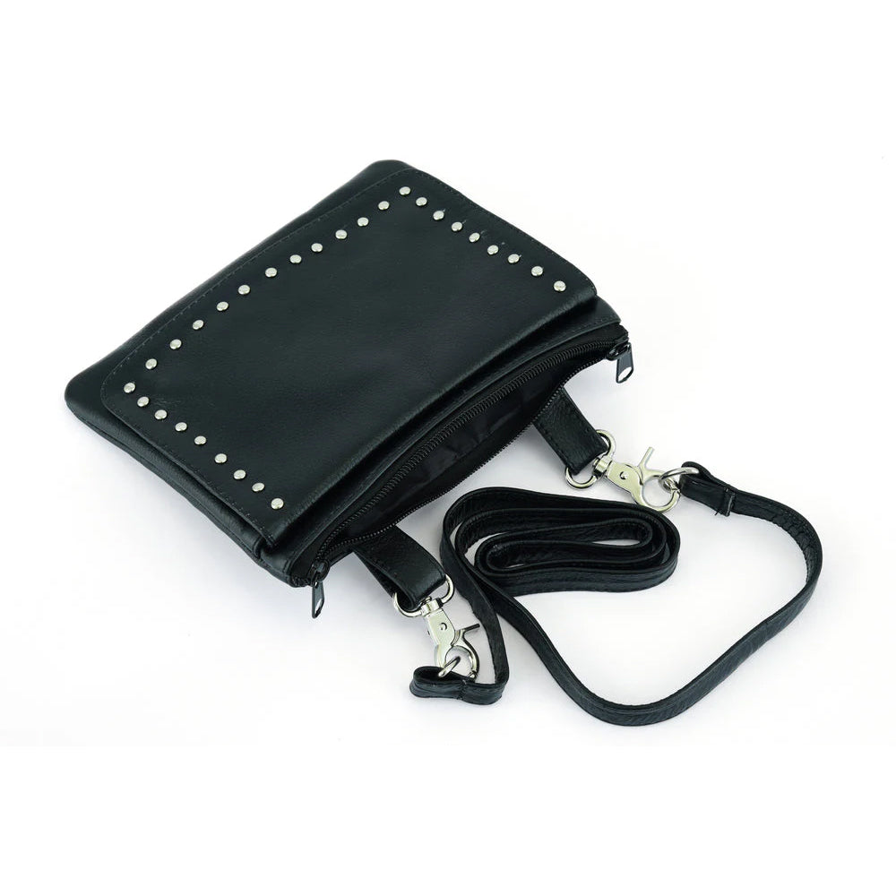 ADA8585 Leather Belt Bag - Large