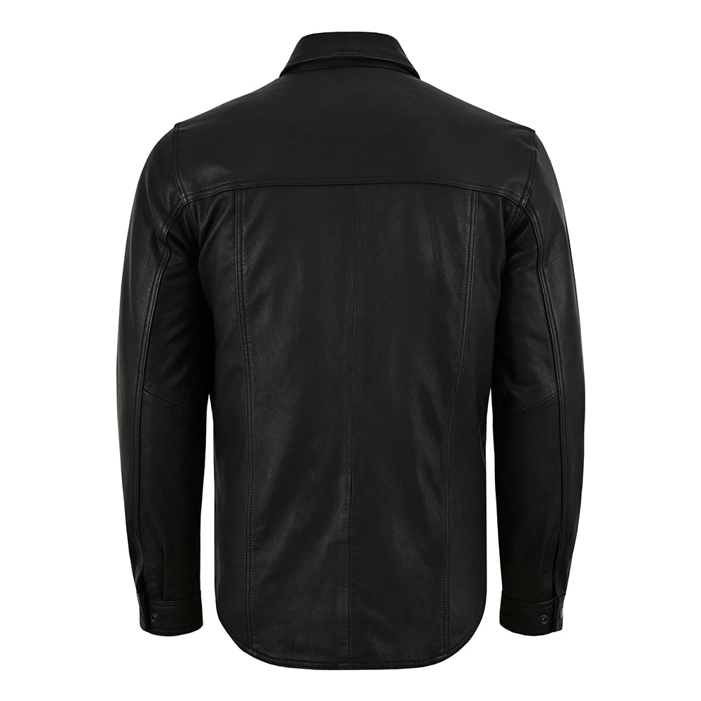 ADA770 Men's Premium Lightweight Leather Shirt