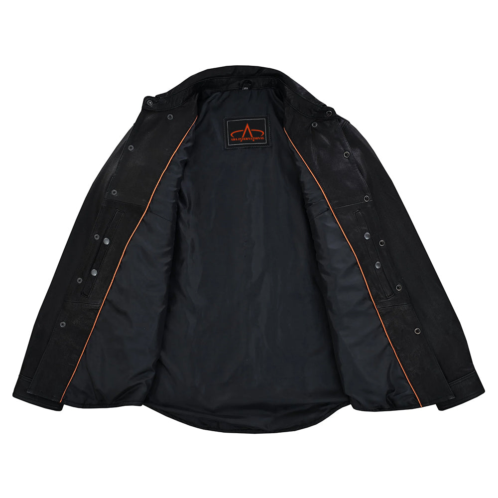 ADA770 Men's Premium Lightweight Leather Shirt