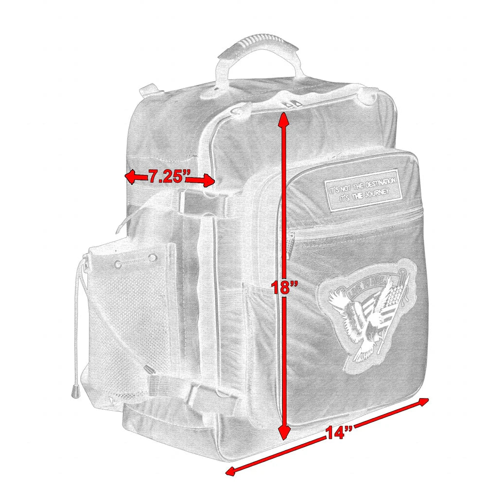 ADA370 Three Piece Sissy Bar Back Pack